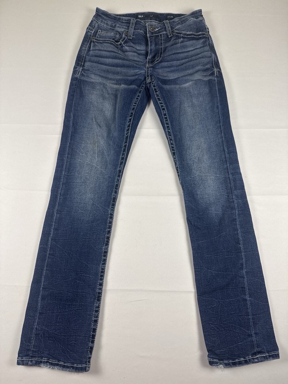 BKE Alec Jeans Men’s 27x30 Slim Straight Dark Wash Denim